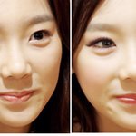 <b>데뷔초</b> 태연에게 메이크업 어플 씌운 결과