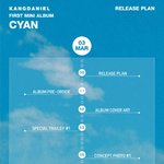 [강다니엘] 강다니엘 FIRST MINI ALBUM [CYAN]...