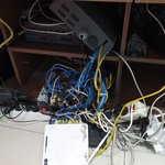 <b>lg</b>유플러스 인터넷 공사후 마치 내부장기가 쏟아진듯