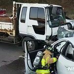 순천서 마주 달리던 승용차와 <b>화물차</b> 충돌…2명 숨지고 1명 중상