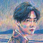 [EXO] 4개중에 이 그림 <b>우주</b>의 뵤리 <b>우주</b> 생각나