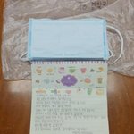 지구대에 마스크 10장과 손편지 두고 간 어린이