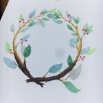 난생첨 <b>수채화</b> 그림 그려봄!!!