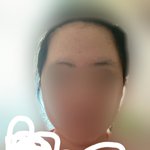얼굴형이랑 이마 어떤지 좀 봐죠(<b>생얼</b>이라 여드름이랑 눈썹은 이해해줘ㅜㅜ)