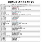 학사 일정 개 빡세다