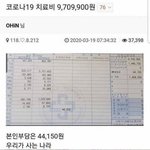 코로나 <b>치료비용</b>