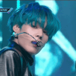 오늘 엠카 <b>빅톤</b> 파란머리 미쳤다..