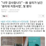 <b>설리</b>의 자살 이게 팩트