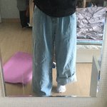 얘들아 원래 와이드<b>바지</b> <b>핏</b>이 이래?