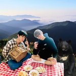 [NCT] 지리산에서 반달가슴곰과 <b>기념사진</b> 남긴 도영이와 태용이!