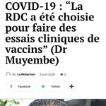 결국 코로나<b>바이러스</b> 임상실험은 아프리카에서 진행하게 됐다