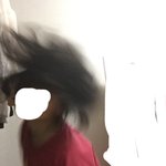 언니 머리풀었다~~~~~~~