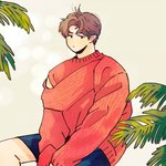 [강다니엘] 오프 <b>숄더</b>에 반바지 완전 좋아