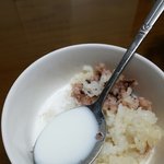 아빠가 크림<b>리조</b>또라고 자꾸 우유에 밥을 말아준다