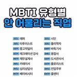 [<b>MBTI</b>] <b>mbti</b>유형별 안 어울리는 직업