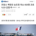 프랑스 핵항모 승조원 <b>최소</b> 668명 코로나19 감염