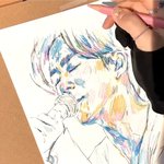 [EXO] 작가님 <b>인별</b>에 준면이 그림