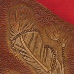 [가죽공예] 가죽공예-독수리와 깃털<b>카빙</b>