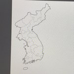 한국 <b>지도</b> 그리고 있당호