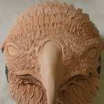 [가죽공예] 가죽공예-독수리 3D<b>카빙</b>(입체조각)