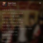 [NCT] 콰잇다운 가사가 오지네