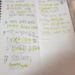 나 스트레스(?)에 따라서 글씨체 줜나 바뀜