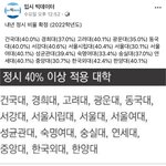[댓글부탁해] 내년 <b>정시비율</b> 쌉지리네
