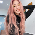 분홍색 머리로 변신한 한예슬