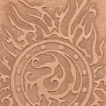 [가죽공예] 가죽공예-삼족오 <b>카빙</b>