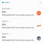 [EXO] 뜬금포 같은 공계 세가지 프사 알람 보여준다