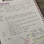 애들아 내 <b>노트</b>정리 한것좀 봐줘