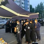 "그곳에선 꽃길만"...'갑질·협박 피해' 경비원 발인