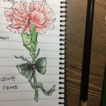 [이것좀봐줘] 편지쓰다가 카네이션 그렸는데