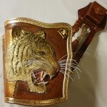 [가죽공예] 가죽공예-동개 화살통(호랑이 3d<b>카빙</b>)