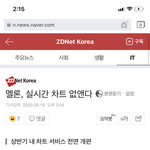 헐 멜론 실시간 <b>차트</b> 없앤다네