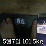 100kg 초고도 비만 간헐적 <b>단식</b>으로 1주 -5.7kg 감량 ㅠㅠ