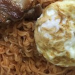 팔도<b>비빔</b>+삼겹살+후라이