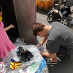 검은봉지에 살아있는 아기새를 꽁꽁싸매서 버린 인간