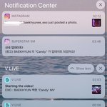 [EXO] 백현이로 도배된 알림창