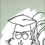 <b>석사</b>졸업모자쓴 화이트다람쥐