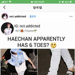 [NCT] 뭐야?? 해찬이 발가락6개 <b>합성</b>이지??