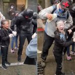 최루탄과 터진 아이 비명… 흰 우유 붓는 사람들