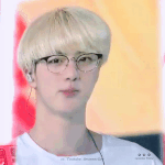 [방탄소년단] 금발 <b>안경진</b>