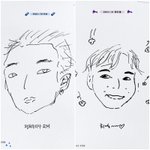 [방탄소년단] 각자 그림체 <b>뚜렷</b>ㅋㅋㅋㅋㅋㅋ