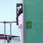 공항에서 동물 <b>잠옷</b> 입은 돌