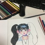 나는 지금 그림을 그리고 있지