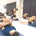 강남 테헤란로에서 요가하기 (진지모드)