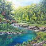 영상] 초록의 자연ㅣ힐링영상ㅣ<b>Oil</b> Paintingㅣ간단하게 풍...