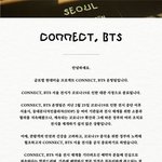 [<b>방탄소년단</b>] CONNECT <b>BTS</b> 공식 종료한대