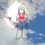 나 길에서 충격적인 패션 봄